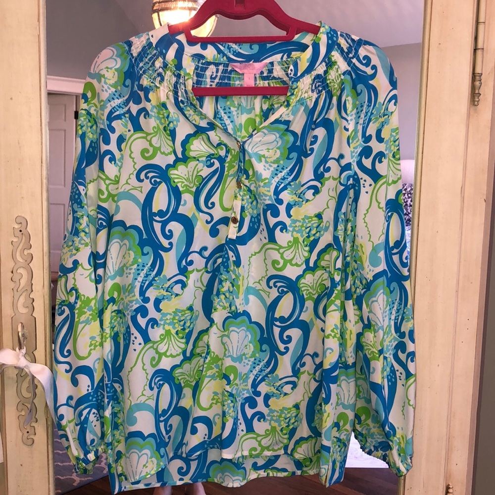 Lilly Pulitzer Elsa top- worn once! EUC